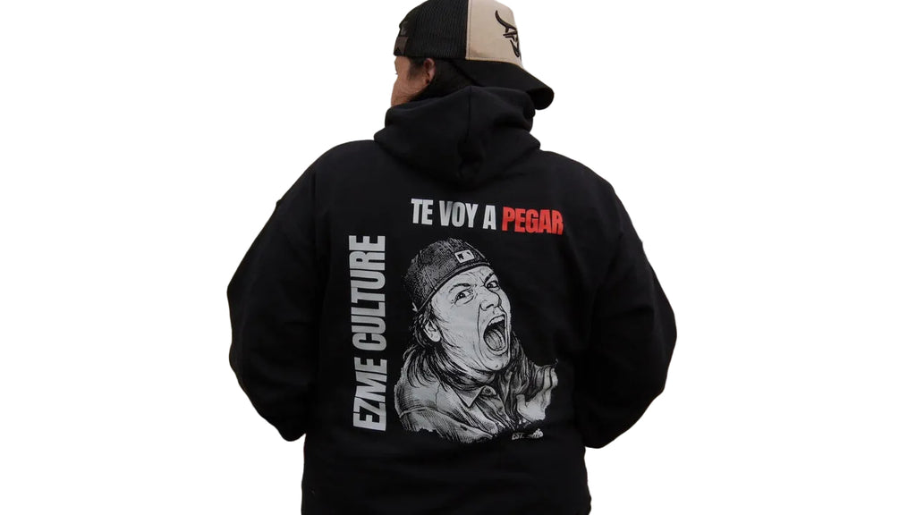Te Voy a Pegar Hoodie(Stickers Included)